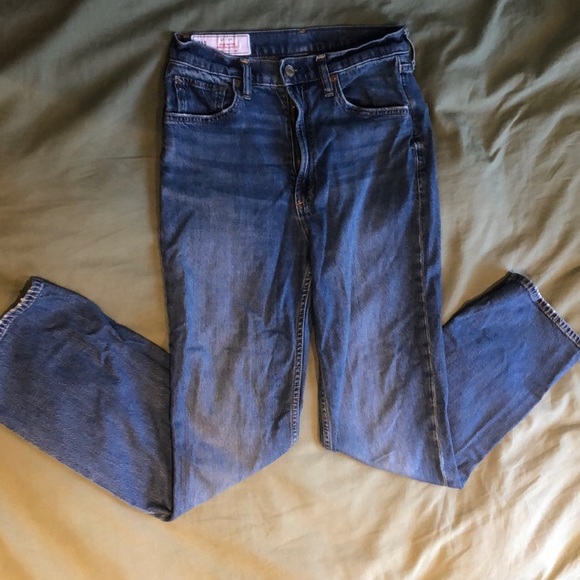 Gap. Loose high-rise blue jeans. Size US 27. - Picture 5 of 5